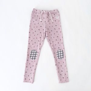 Zara toddler size 4-5Y ribbed floral print leggings